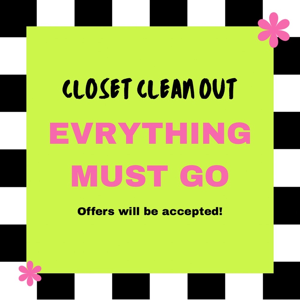 Closet Clean Out!